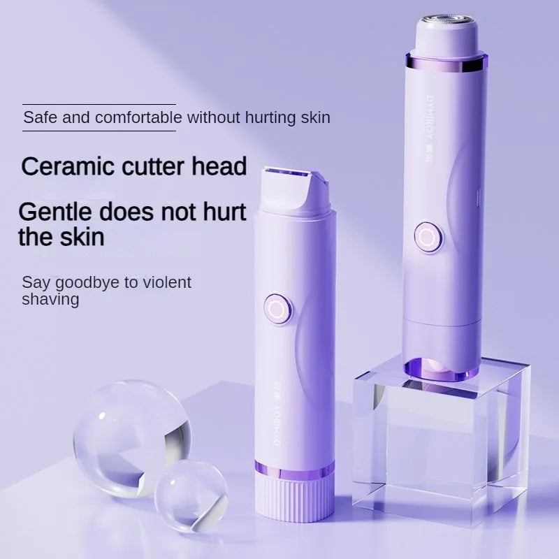 women mini electric hair shaver portable waterproof epilators washable blade lady girl hair removal clipper