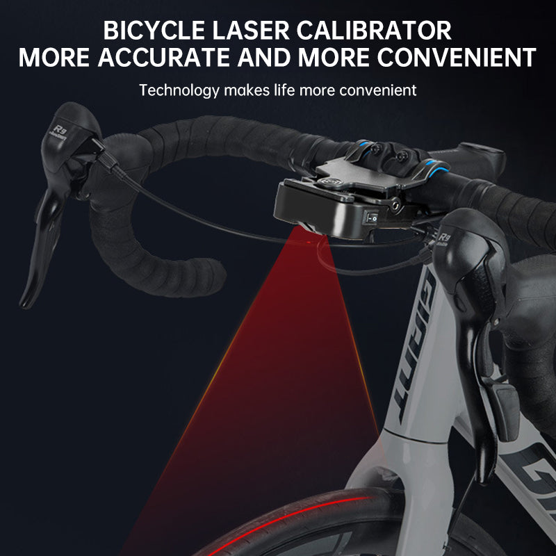 Precision Laser Alignment Tool for Mountain Bikes and Road Bikes, a Device for Aligning Bicycle Wheels