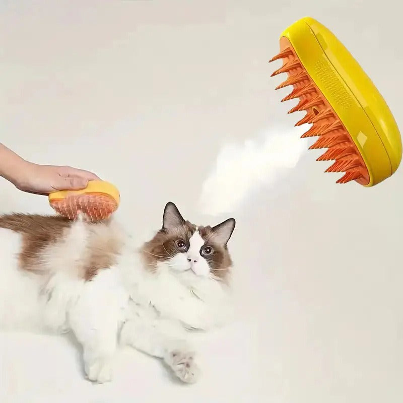 Cat Dog Steamy Brush Steam Brush Electric Sprayer for Massage Pet Grooming tool Shedding 3 in 1 Electric Sprays Massage Combs